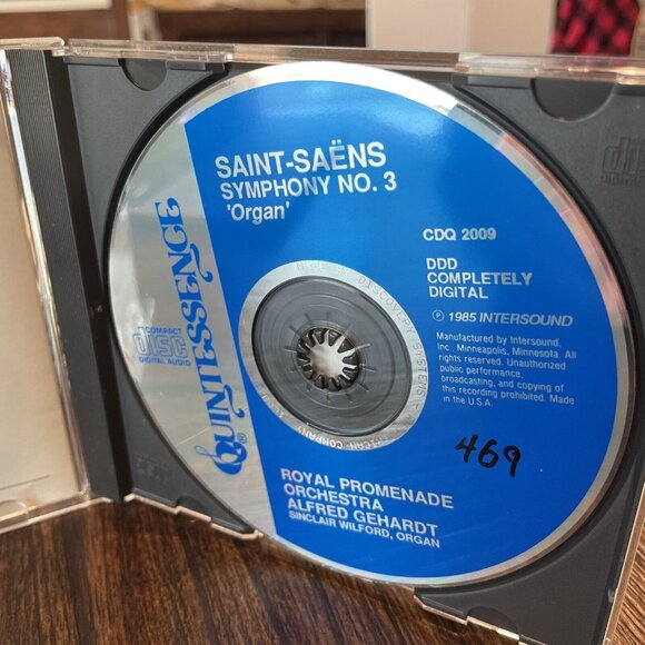 Saint-Saens: Symphony No. 3 'Organ' Royal Promenade Orchestra Gehardt (CD, 1987) - Picture 5 of 5